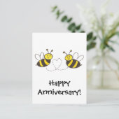 Carte Postale Honey Bees with Heart (Debout devant)