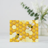 Carte Postale Honey Comb 3D Whimsey (Debout devant)