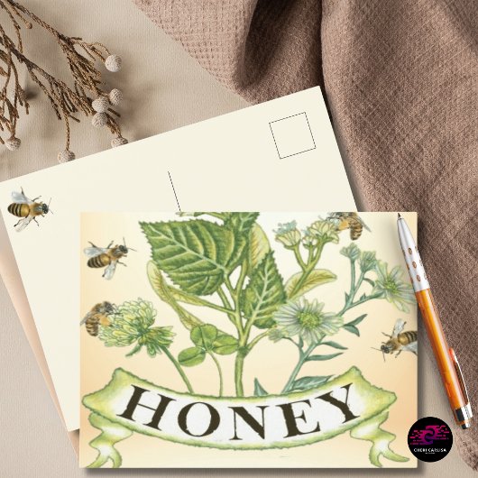 Carte Postale Honeybee Haven