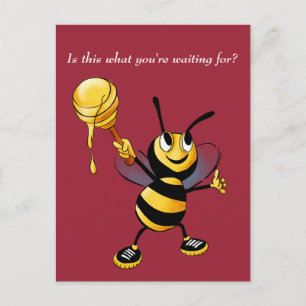 Carte postale Honeybee Rosh HaShana