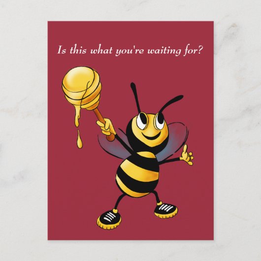 Carte postale Honeybee Rosh HaShana (Devant)