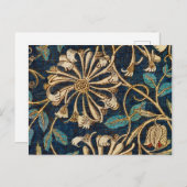 Carte Postale Honeysuckle, William Morris (Devant / Derrière)
