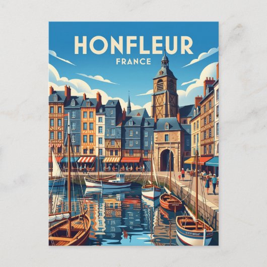 Carte Postale Honfleur France (Devant)