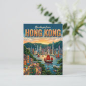 Carte Postale Hong Kong (Debout devant)