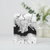Carte Postale Hong Kong China Map (Debout devant)
