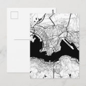 Carte Postale Hong Kong China Map (Devant / Derrière)