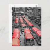 Carte Postale Hong Kong dans deux tons (Devant / Derrière)