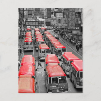 Carte Postale Hong Kong dans deux tons