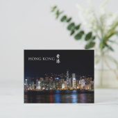 Carte postale Hong Kong Victoria Harbour Night Sce (Debout devant)