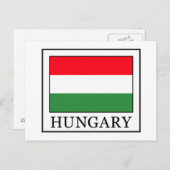 Carte Postale Hongrie (Devant / Derrière)