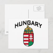 Carte Postale Hongrie (Devant / Derrière)