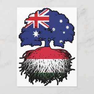Carte Postale Hongrie Australienne Australie racine d'arbre