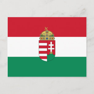 Carte Postale Hongrie Avec Armes (État), Hongrie