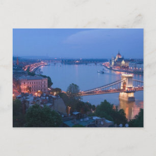 Carte Postale HONGRIE, Budapest : Pont Szechenyi (à chaînes), 2