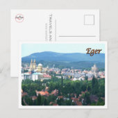 Carte Postale Hongrie - Eger (Devant / Derrière)