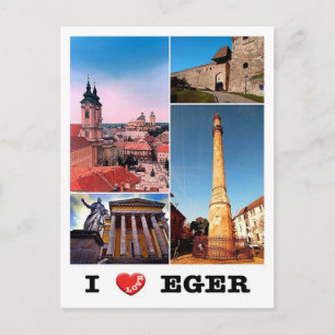 Carte Postale Hongrie - Eger - I Love -