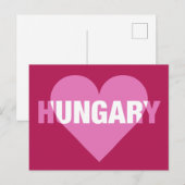 Carte postale Hongrie Love (Devant / Derrière)