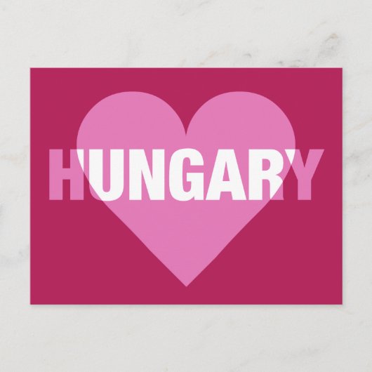 Carte postale Hongrie Love (Devant)