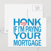 Carte Postale Honk AntiObama (Devant / Derrière)