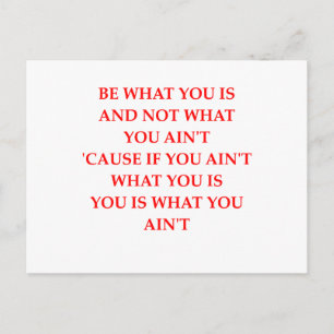 Carte Postale honnêteté