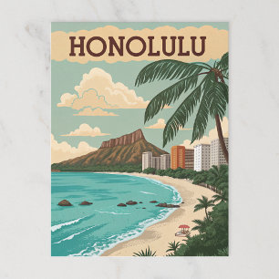 Carte Postale Honolulu : Diamond Head Beach Paradise
