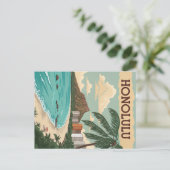 Carte Postale Honolulu : Diamond Head Beach Paradise (Debout devant)