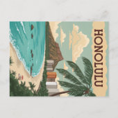 Carte Postale Honolulu : Diamond Head Beach Paradise (Devant)