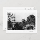 Carte Postale Honolulu, Hawaï - Vue sur les jardins de Moanolua (Devant / Derrière)