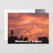 Carte Postale Honolulu, Hawaii (Devant / Derrière)