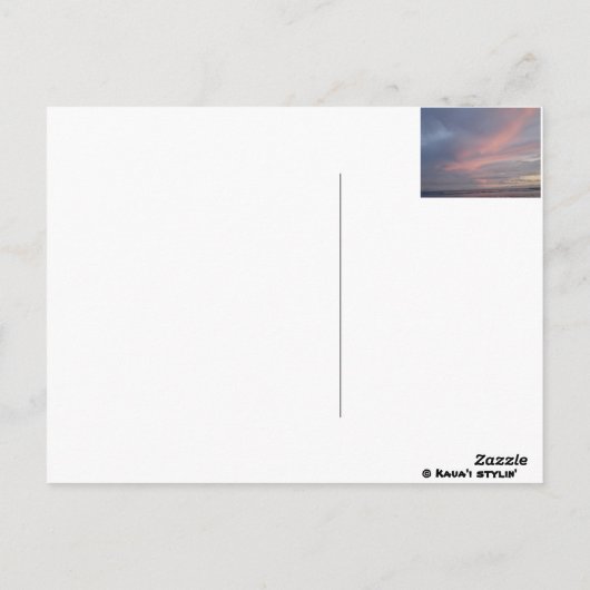 Carte Postale Honolulu, Hawaii (Dos)