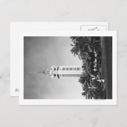 Carte Postale Honolulu, Hawaii - La tour Aloha Photographie (Devant / Derrière)