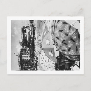 Carte Postale Honolulu, Hawaii - Vue sur la plage de Waikiki