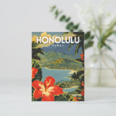 Carte Postale Honolulu Nostalgic (Debout devant)