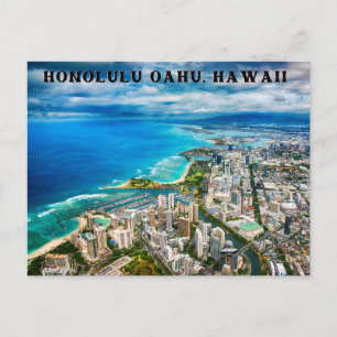 Carte postale Honolulu-Oahu, Hawaii