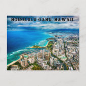 Carte postale Honolulu-Oahu, Hawaii (Devant)