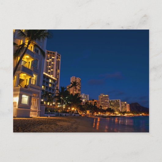 Carte Postale Honolulu, Oahu, Hawaii. Exposition nocturne (Devant)