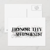 Carte Postale Honor Tho Neuroscientifique (Devant / Derrière)