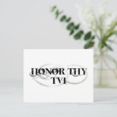 Carte Postale Honor Thy TVI (Debout devant)