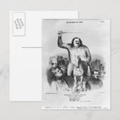 Carte Postale Honore de Balzac (Devant / Derrière)