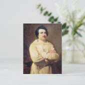 Carte Postale Honore de Balzac dans son habit de moine, 1829 (Debout devant)