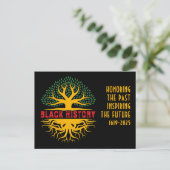 Carte Postale Honorer le Mois de l'histoire des Noirs inspirant (Debout devant)