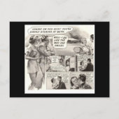 Carte Postale Honte À Toi Dick ! Annonce rétro (Devant)