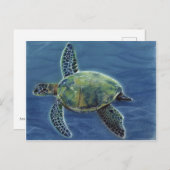 Carte postale Honu (Devant / Derrière)