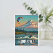 Carte Postale Hood River Kitesurfing Oregon Travel (Debout devant)