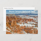 Carte Postale Hoodoos à Sunset Point Bryce Canyon National Park (Devant / Derrière)