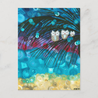 Carte Postale Hoolandia (c) 2013 - Série d'expressions de hibou