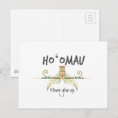 Carte Postale Ho'Omau Tiki (Devant / Derrière)