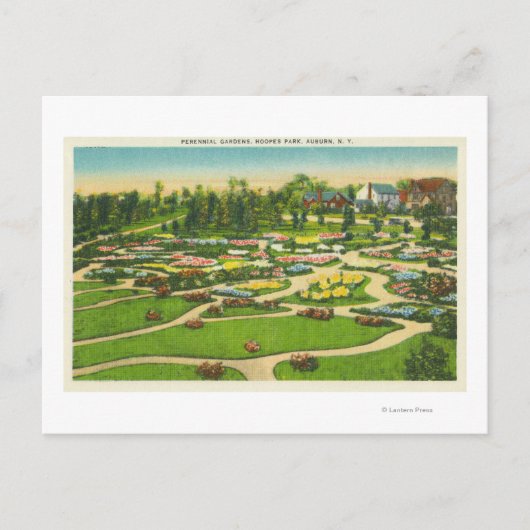 Carte Postale Hoopes Park Perennial Gardens View (Devant)