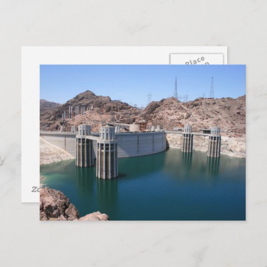 Carte postale Hoover Dam (Devant / Derrière)