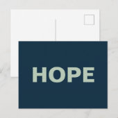 Carte postale Hope (Devant / Derrière)